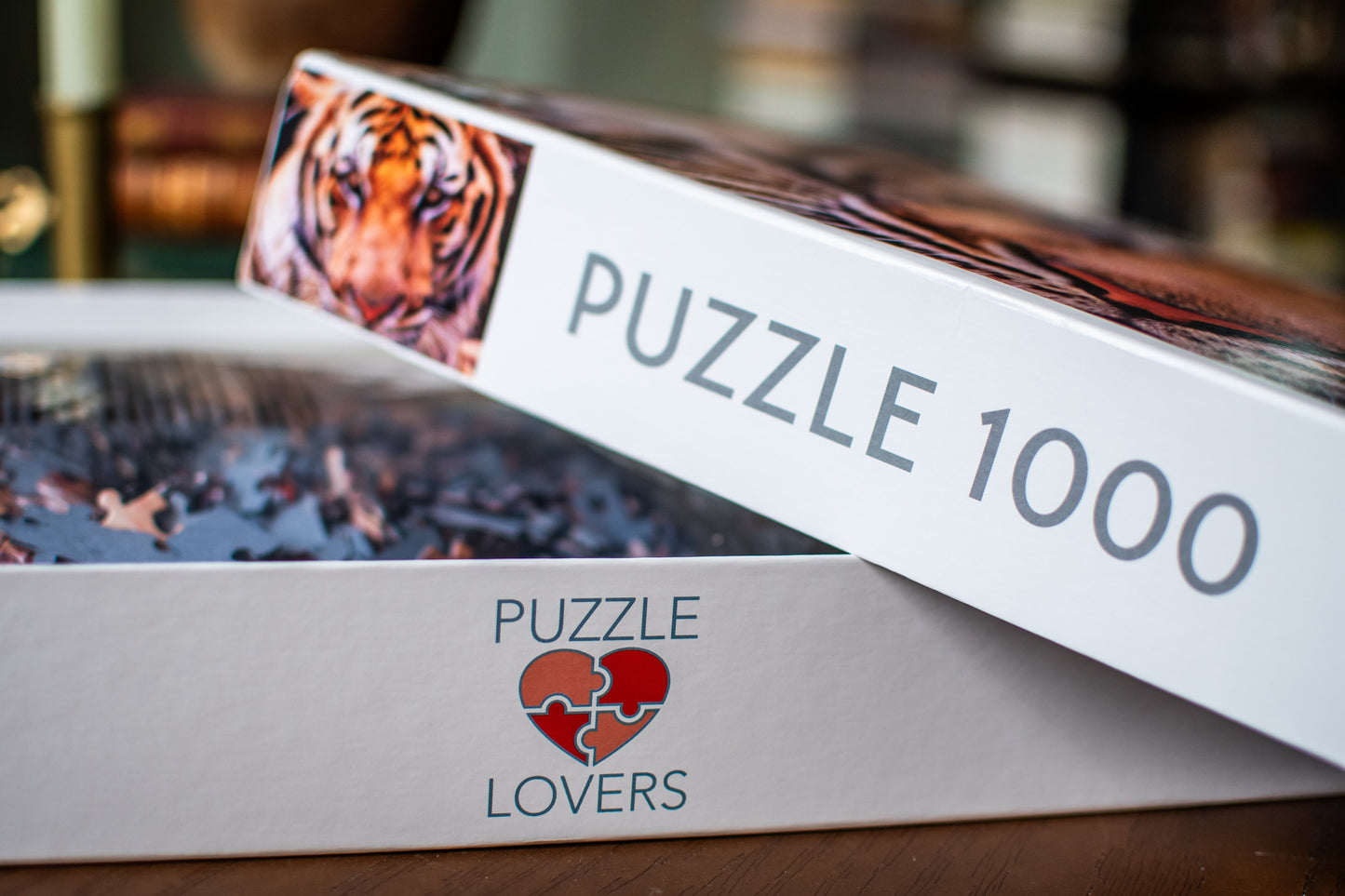 Majestic Tiger Portrait 1,000-Piece Jigsaw Puzzle | 26.4 × 18.9 in