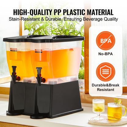 3 Gallon Beverage Dispenser with Stand, Spigot & Lid