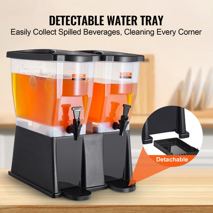 3 Gallon Beverage Dispenser with Stand, Spigot & Lid