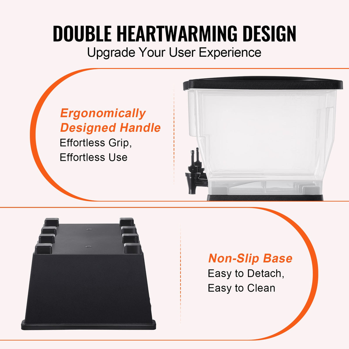 3 Gallon Beverage Dispenser with Stand, Spigot & Lid