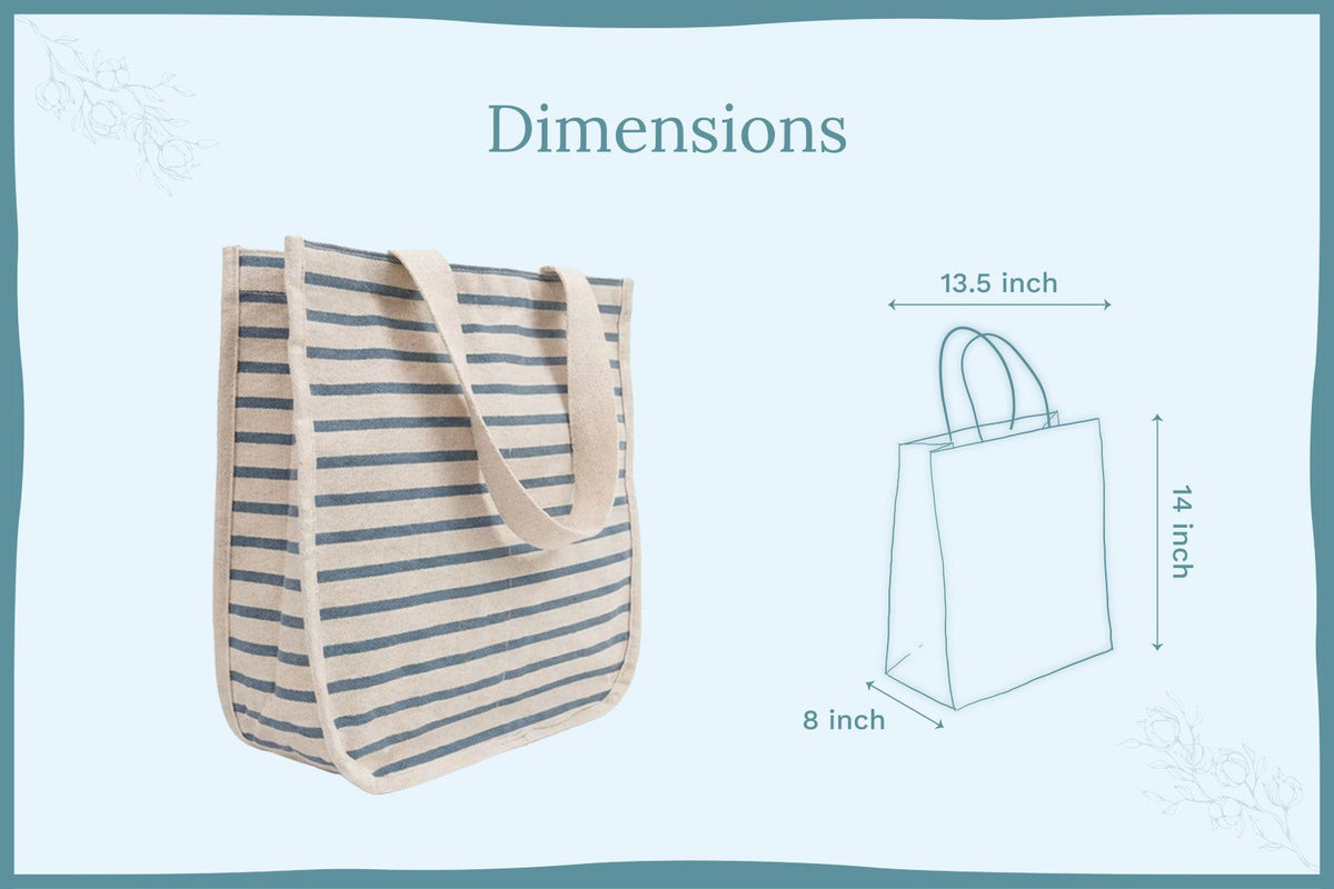 Organic Cotton Canvas Grocery Tote Bag with Bottle Sleeves