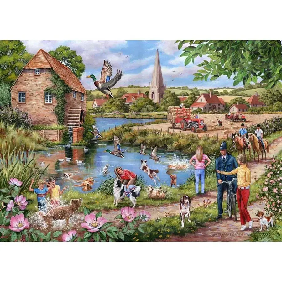 Doggy Paddle 1000-Piece Jigsaw Puzzle by House of Puzzles