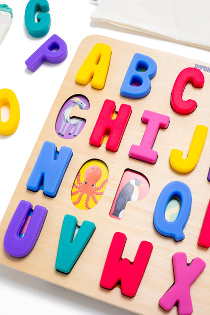 ABC Find & Fit Puzzle by Domino & Juliette - Niksstuff