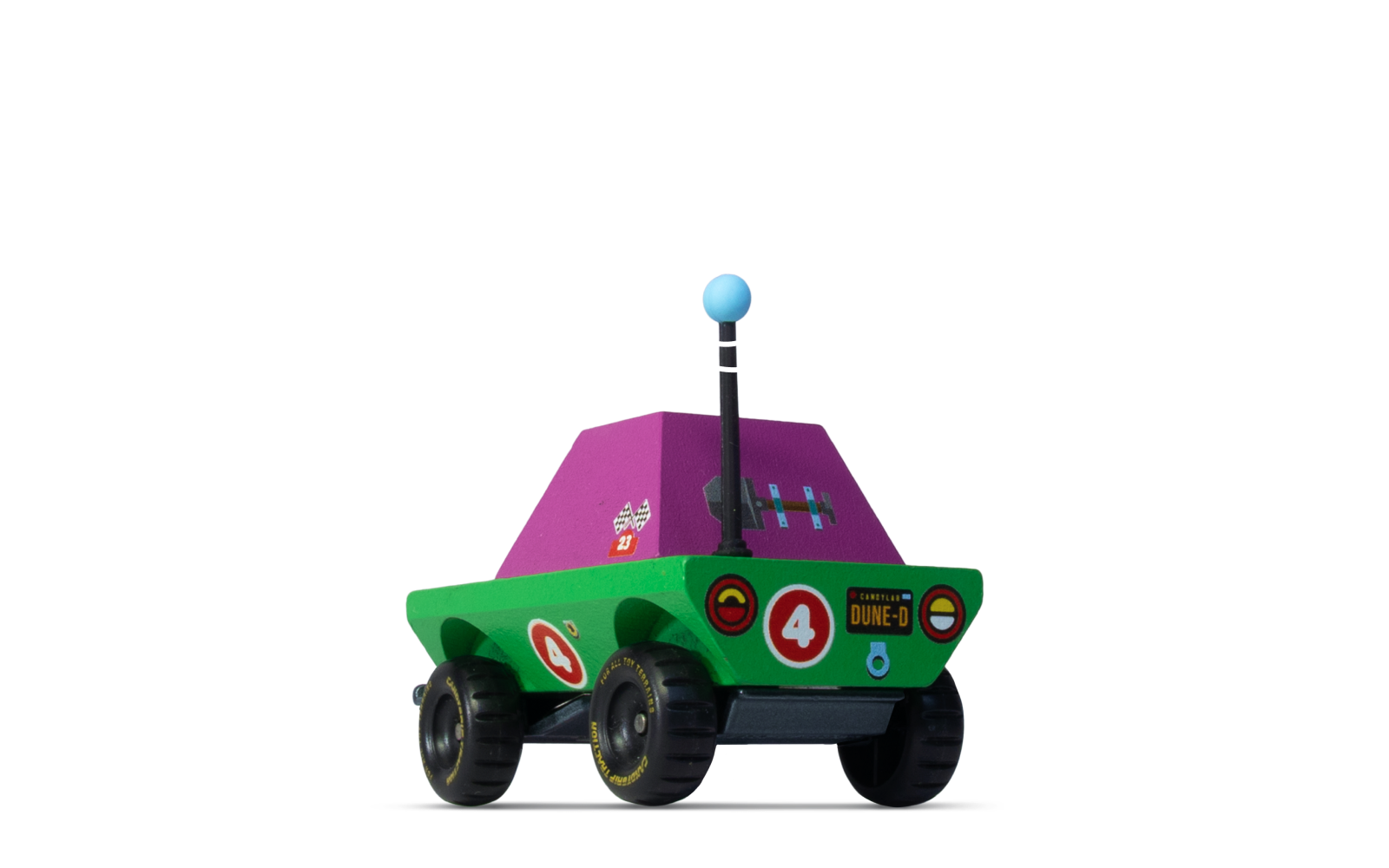 DunDee Adventure Truck | Candylab CANDYCAR TOONS Toy Car | Wooden & Diecast | Ages 3+ | Collectible - Niksstuff