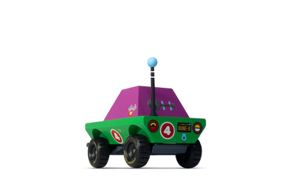 DunDee Adventure Truck | Candylab CANDYCAR TOONS Toy Car | Wooden & Diecast | Ages 3+ | Collectible - Niksstuff