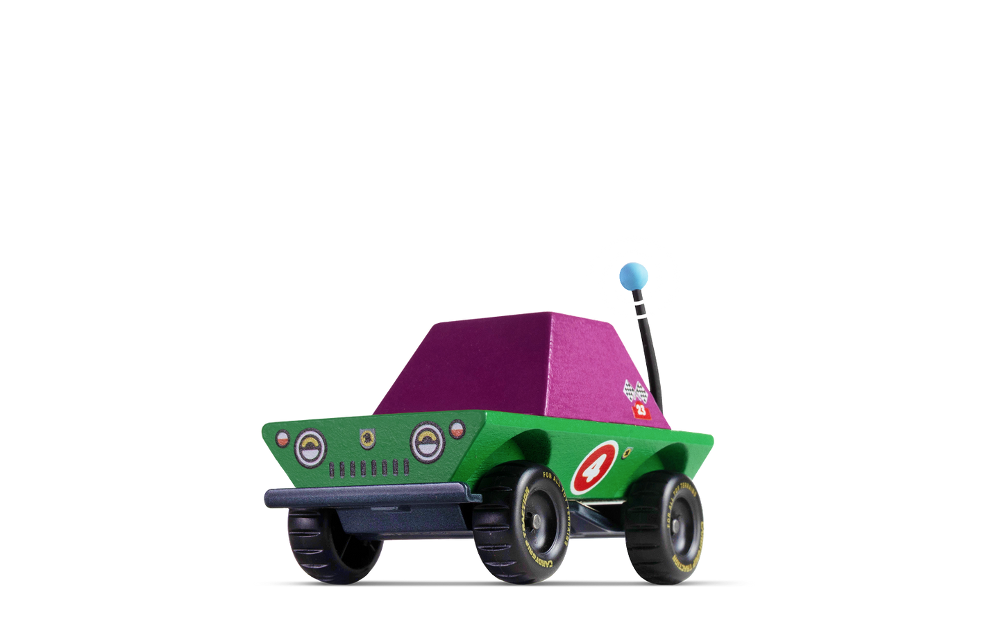 DunDee Adventure Truck | Candylab CANDYCAR TOONS Toy Car | Wooden & Diecast | Ages 3+ | Collectible - Niksstuff
