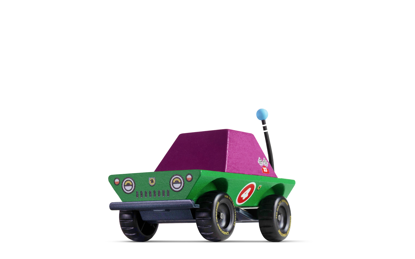DunDee Adventure Truck | Candylab CANDYCAR TOONS Toy Car | Wooden & Diecast | Ages 3+ | Collectible - Niksstuff