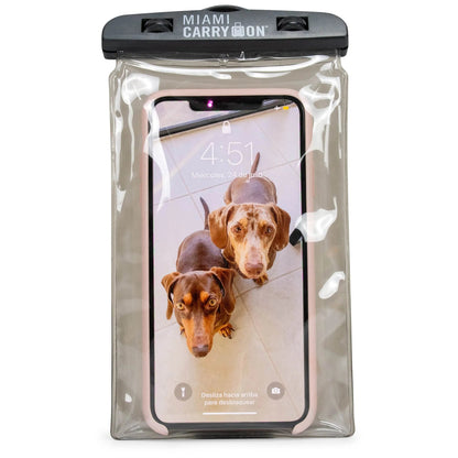 IPX8 Floating Waterproof Phone Bag | Up to 82 ft | Miami Carry On - Niksstuff