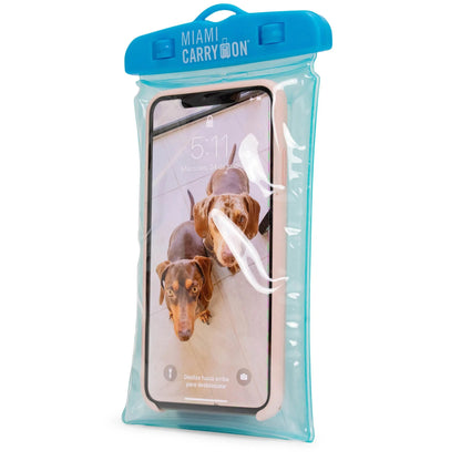 IPX8 Floating Waterproof Phone Bag | Up to 82 ft | Miami Carry On - Niksstuff