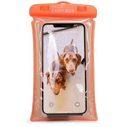 IPX8 Floating Waterproof Phone Bag | Up to 82 ft | Miami Carry On - Niksstuff