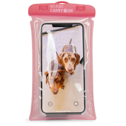 IPX8 Floating Waterproof Phone Bag | Up to 82 ft | Miami Carry On - Niksstuff