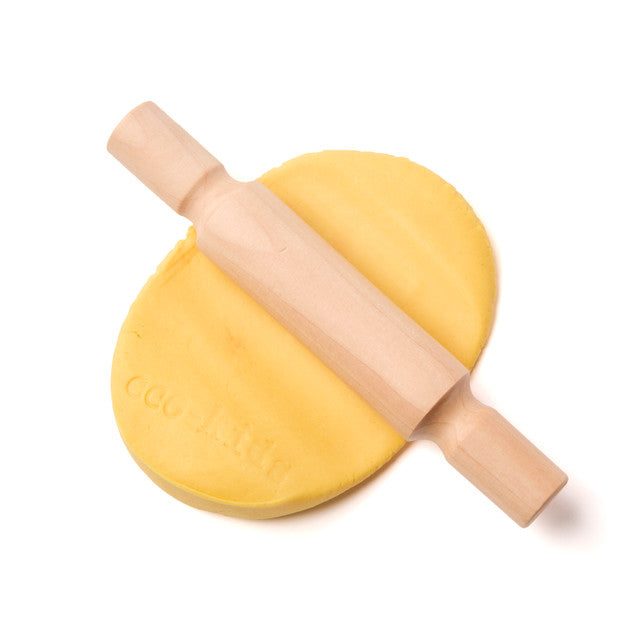 Sensory Play Bundle – Eco-Dough 4-Pack, Animal Tracker Stamps, Eco-Dough Press & Wooden Rolling Pin | Non-Toxic