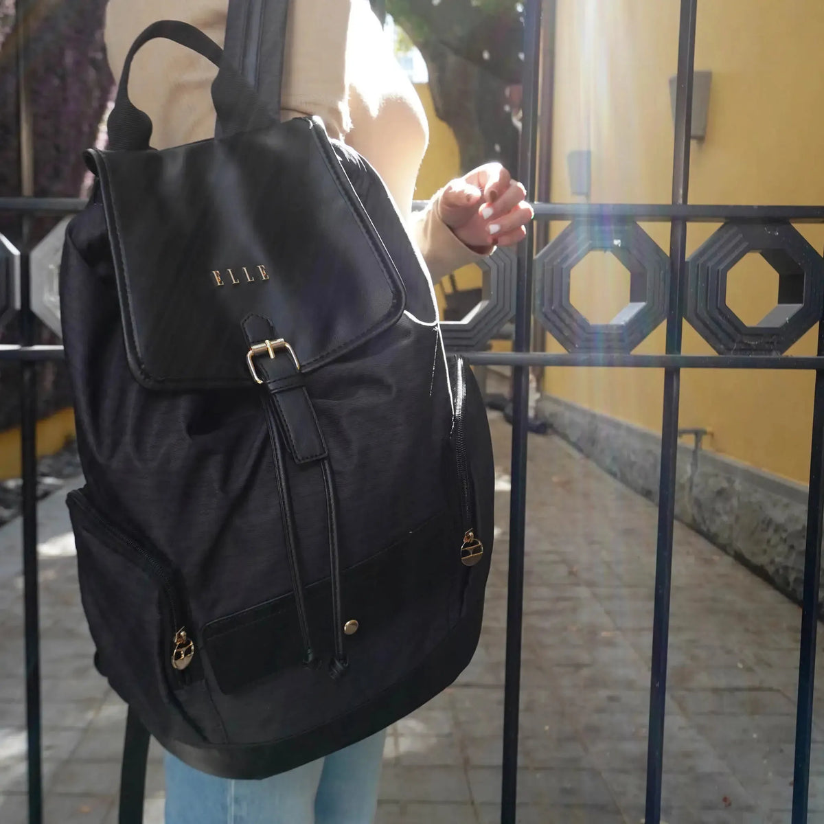 ELLE Eleganza 25L Monogram Backpack