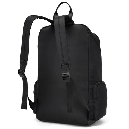 ELLE Rendezvous 25L Twill Backpack | Vegan Leather Accents | Black or Blue