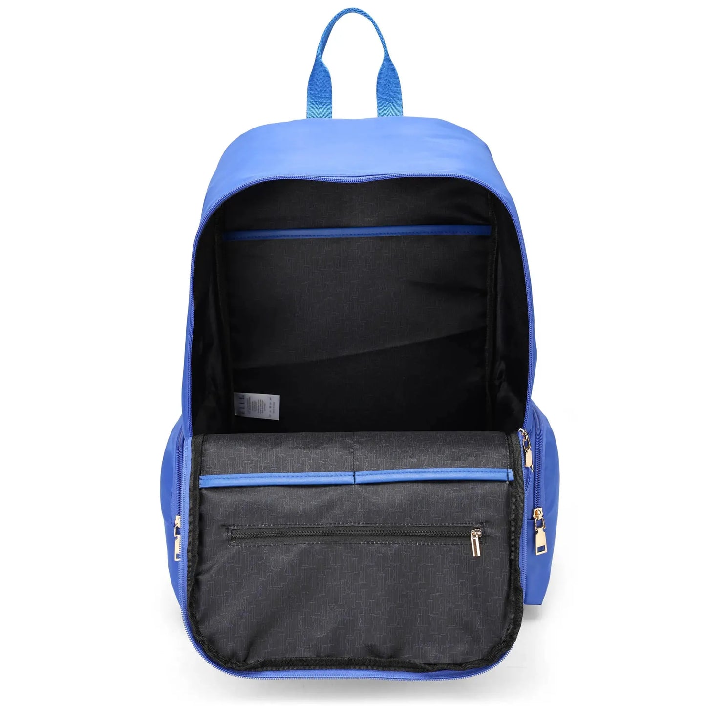 ELLE Rendezvous 25L Twill Backpack | Vegan Leather Accents | Black or Blue