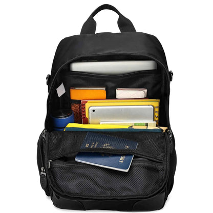ELLE Voyage 20L Twill and Vegan Leather Backpack