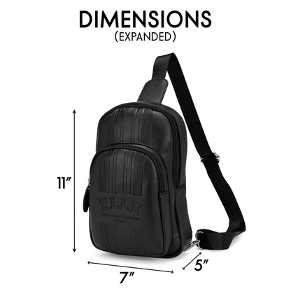 ELLE Roamer 2.8L Vegan Leather Crossbody Bag