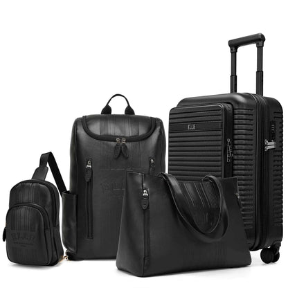 ELLE Roamer Escape Expandable 4-Piece Luggage Set