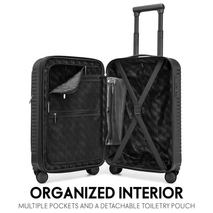ELLE Roamer Escape Expandable 4-Piece Luggage Set