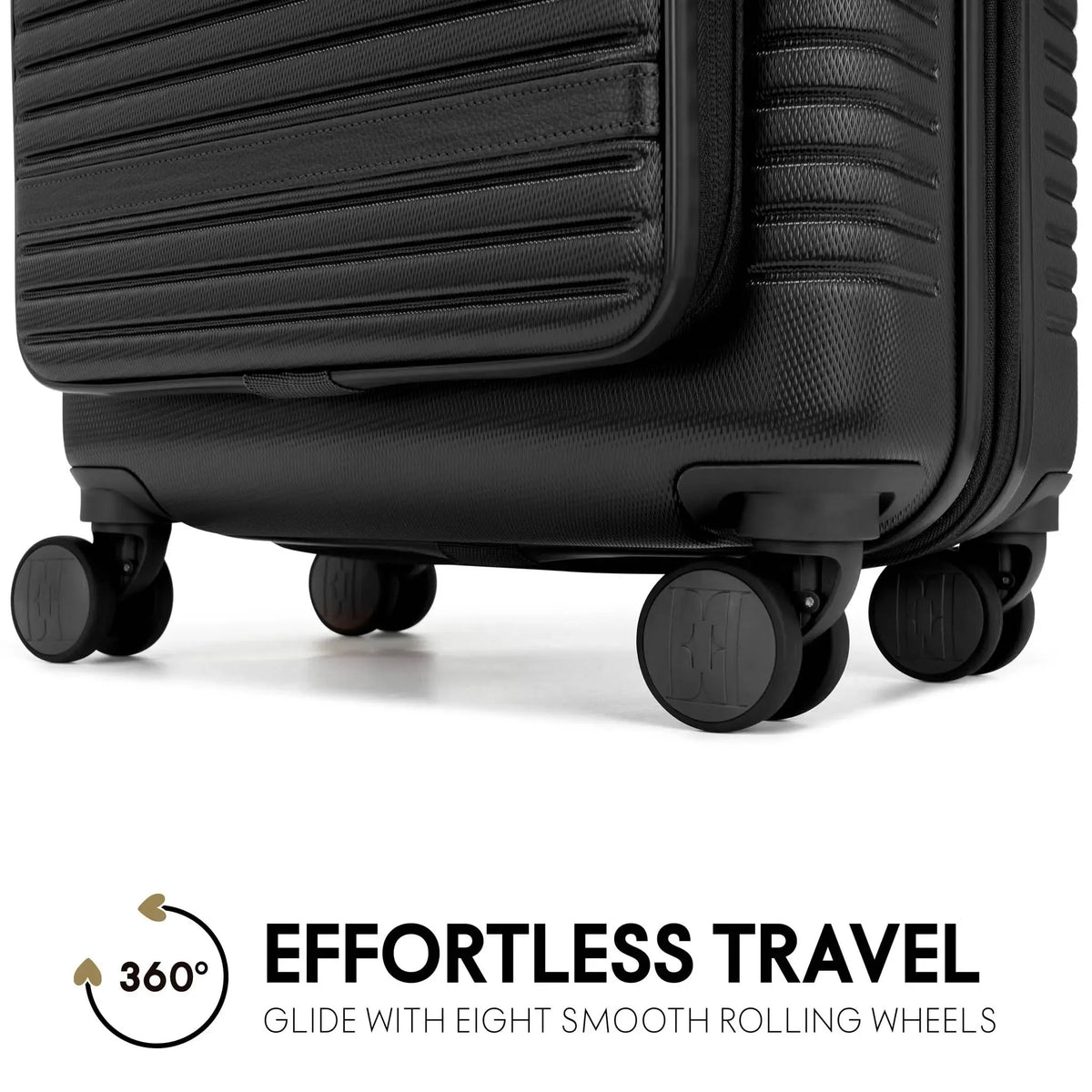 ELLE Travel 3-Piece Luggage Set – Carry-On Suitcase, Weekender Bag & Backpack