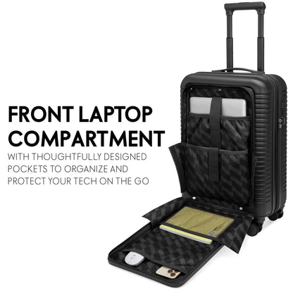 ELLE Travel 3-Piece Luggage Set – Carry-On Suitcase, Weekender Bag & Backpack