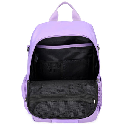 ELLE Voyage 20L Twill and Vegan Leather Backpack