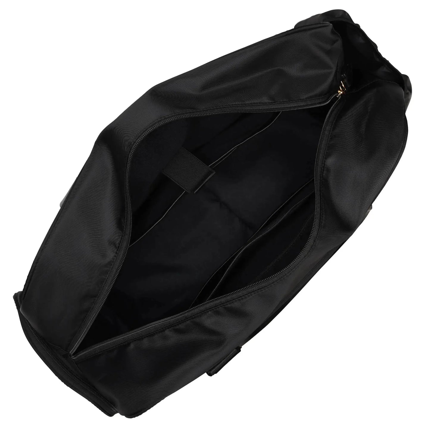 ELLE Wayfarer 40L Weekender Duffel Bag | Vegan Leather | Black & Olive - Niksstuff