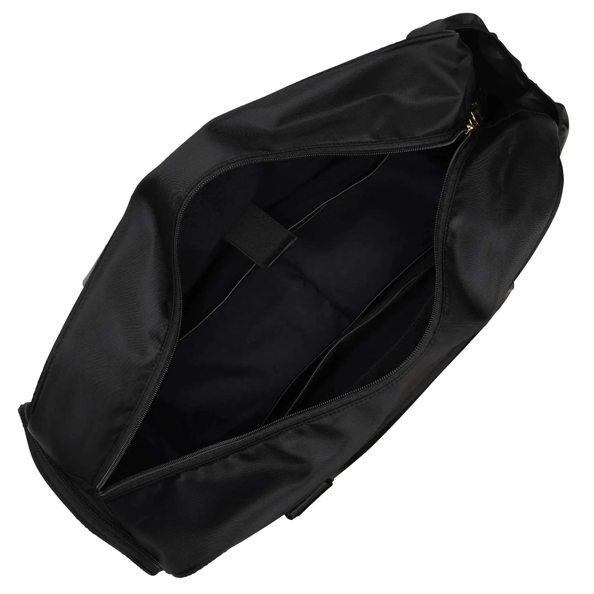 ELLE Wayfarer 40L Weekender Duffel Bag | Vegan Leather | Black & Olive - Niksstuff