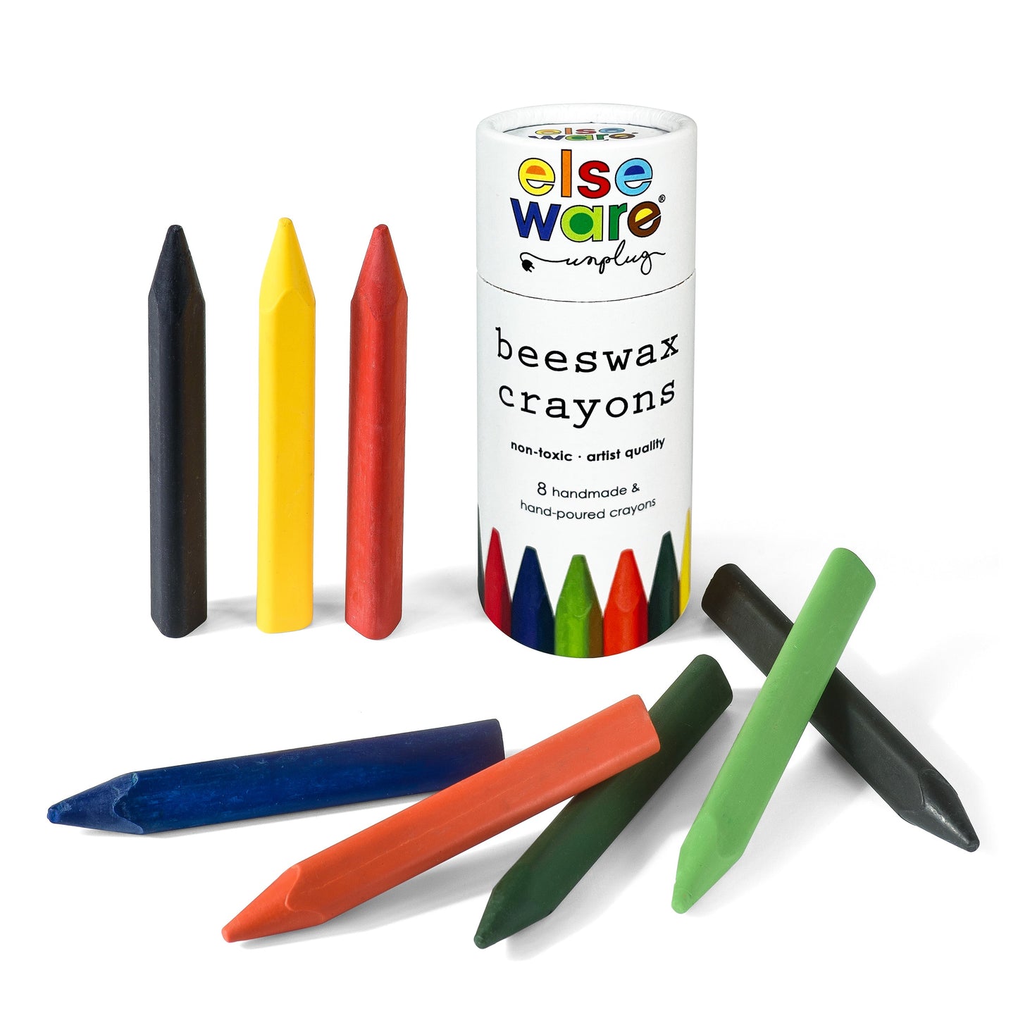 Outdoor Art Bundle – Hopscotch Chalk, Beeswax Crayons, Solar Coloring Scroll & Colored Pencils | Non-Toxic | Kids
