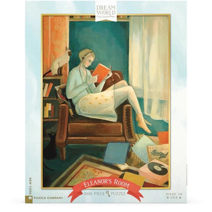 Eleanor's Room Jigsaw Puzzle | 1000 Pieces | 19.25"x26.625" | Art by Emily Winfield Martin | Made in USA - Niksstuff