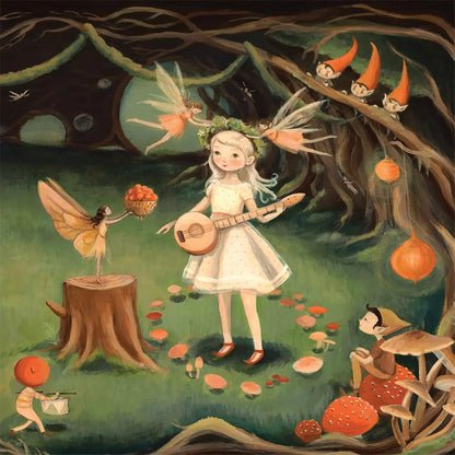 Enchanted Glen Jigsaw Puzzle | 500 Pieces | 19"x19" | Art by Emily Winfield Martin | Made in USA - Niksstuff