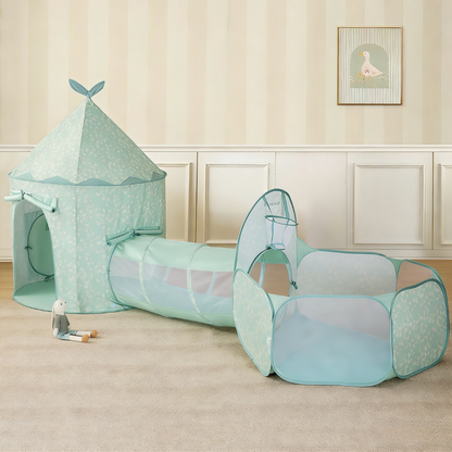 Tiny Land 3-in-1 Play Tunnel, Tent and Ball Pit Set