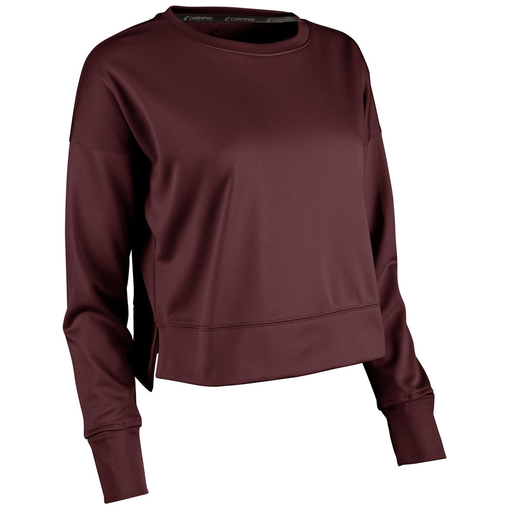 Lineup Fleece Women's Crop Crew - Sports