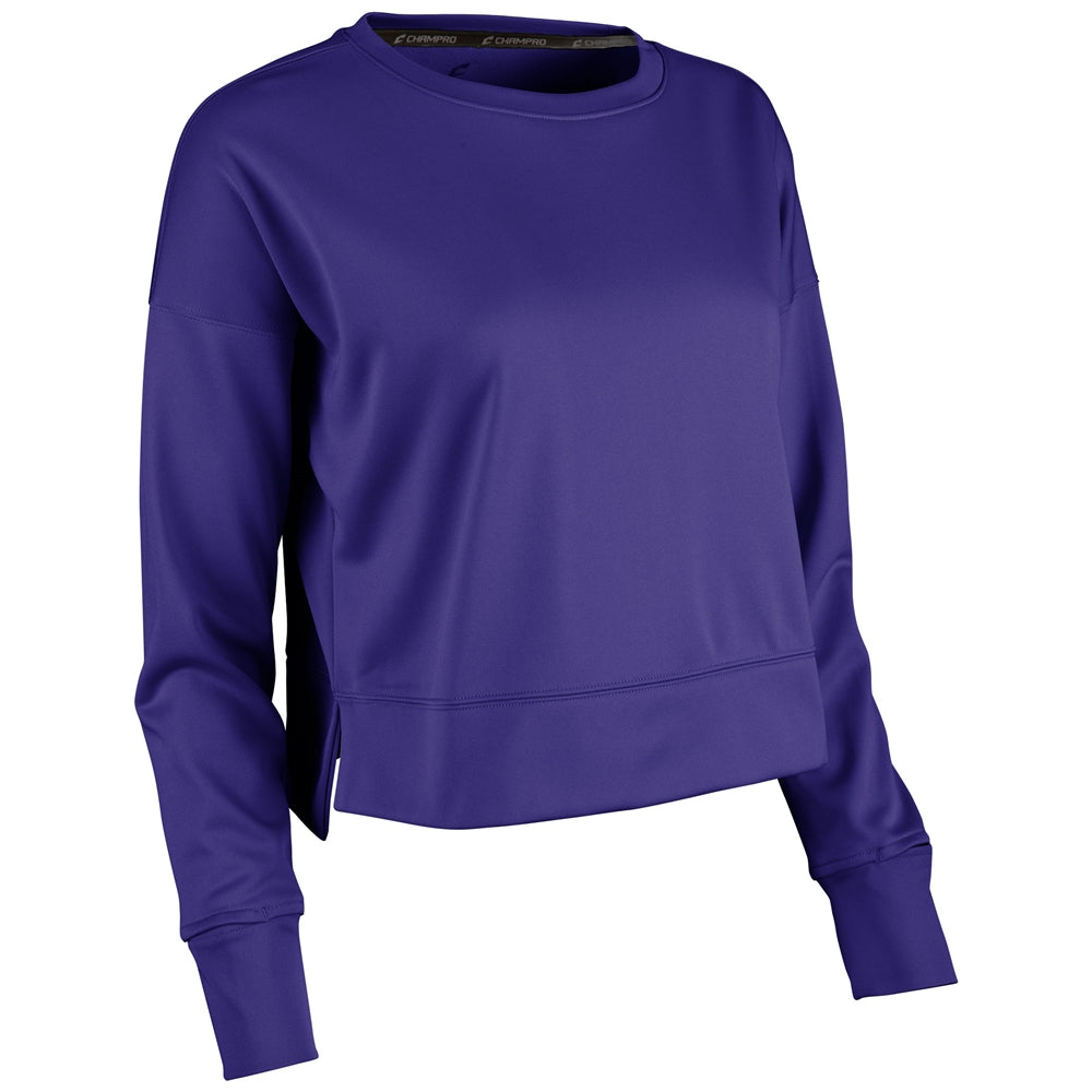 Lineup Fleece Women's Crop Crew - Sports