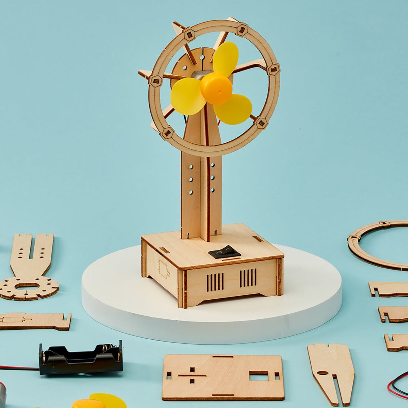Electric Fan DIY Kit | Educational STEM Toy for Kids Ages 8+ - Niksstuff