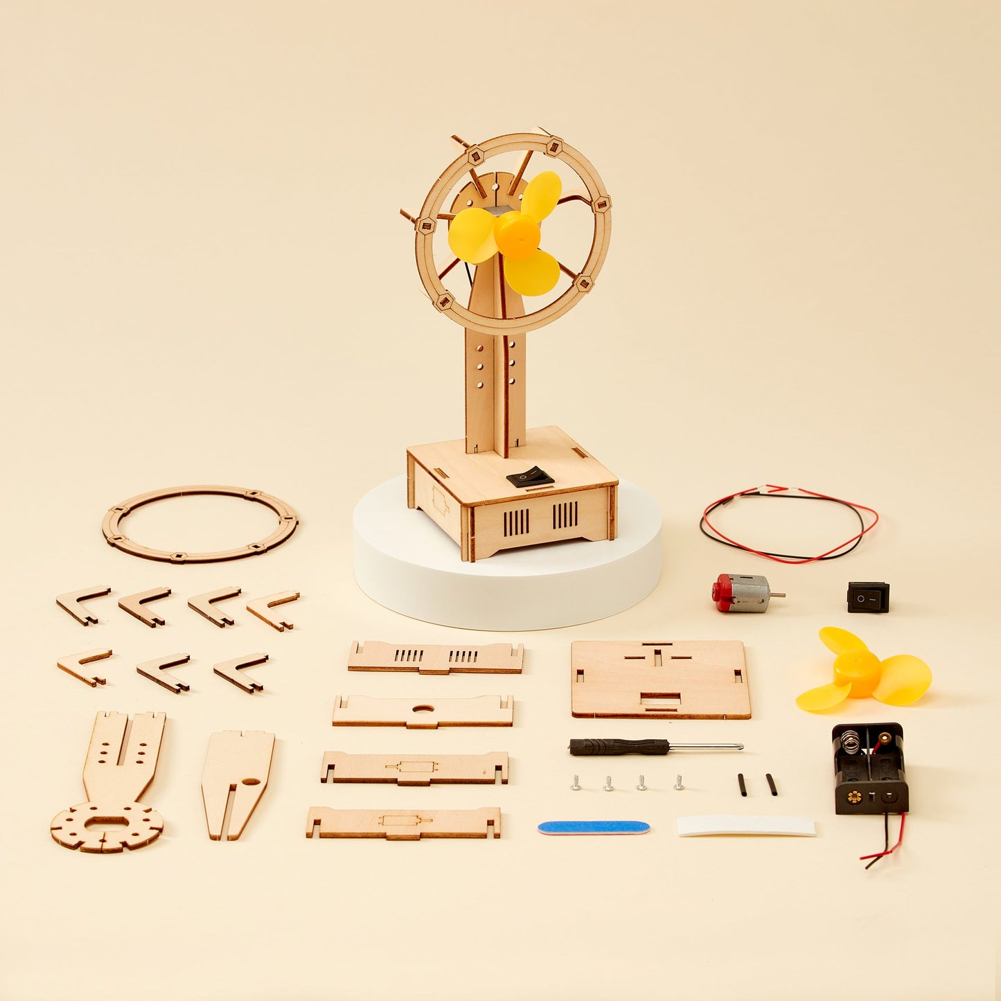 Electric Fan DIY Kit | Educational STEM Toy for Kids Ages 8+ - Niksstuff
