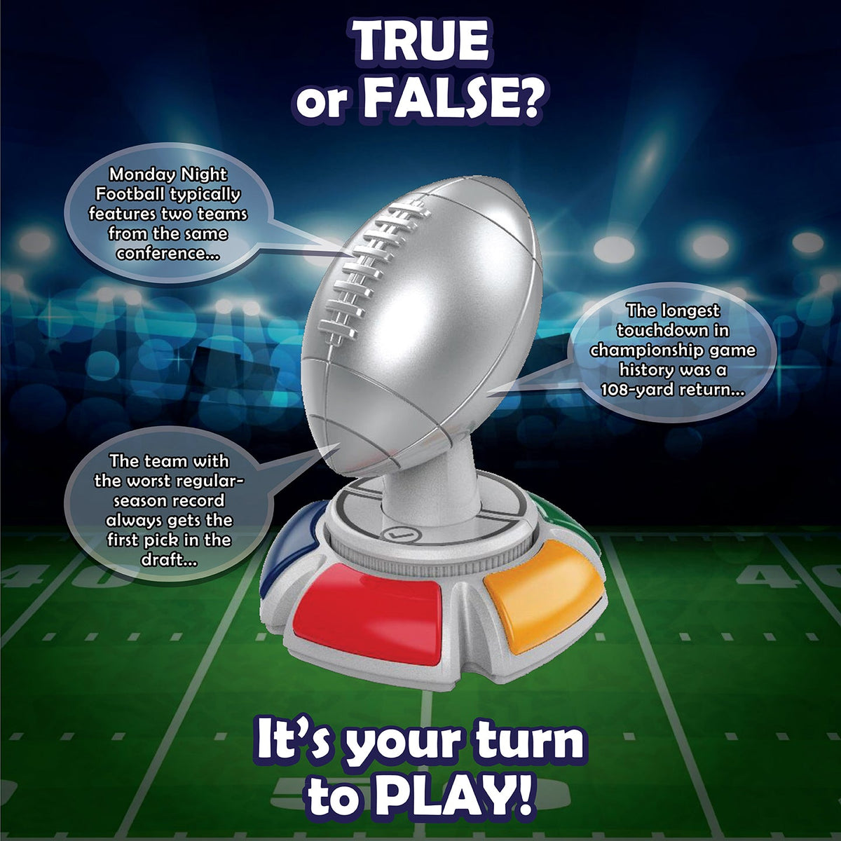 Fanzone NFL Football Trivia Electronic Game - 500 Questions