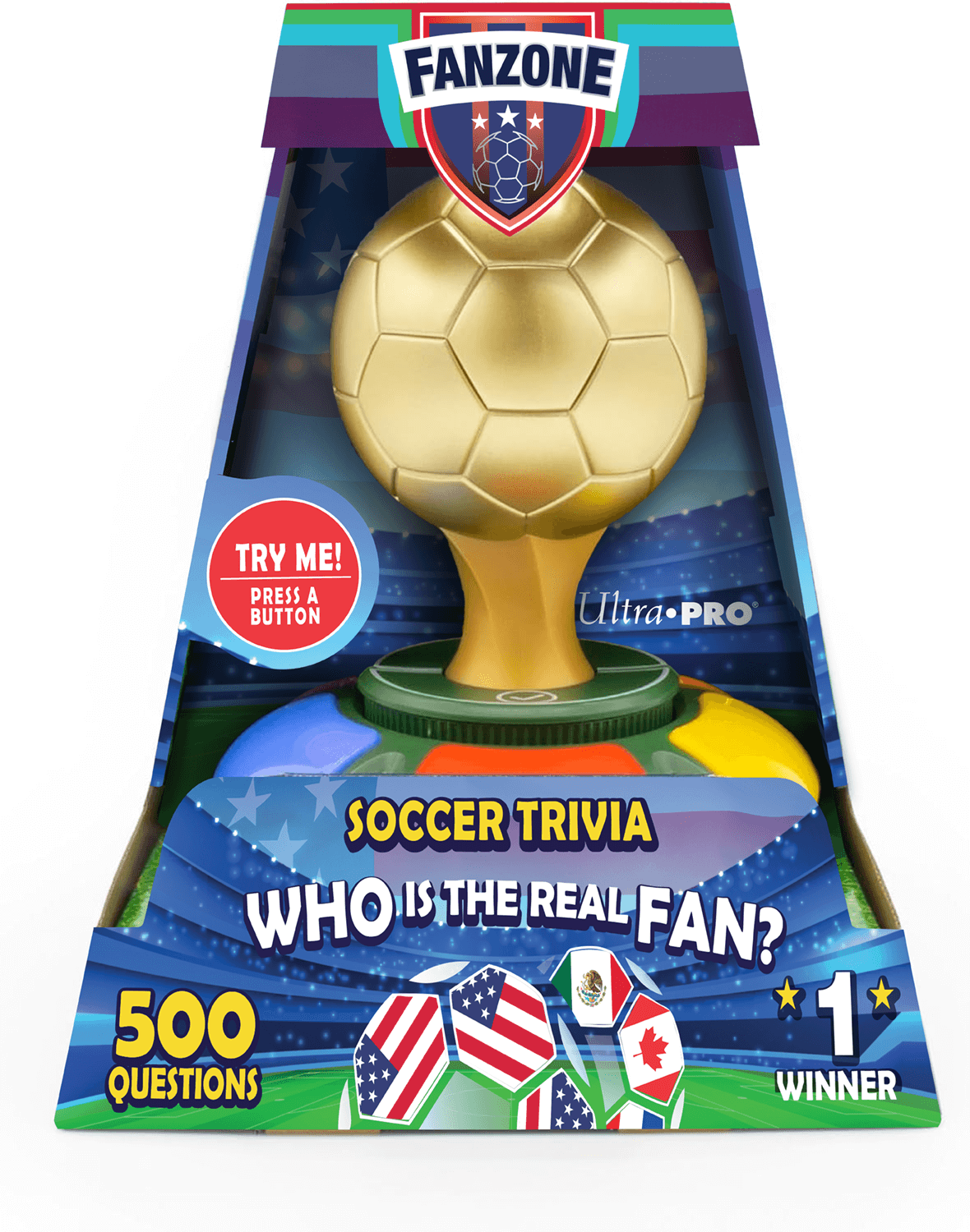 Fanzone Soccer Trivia Game - 500 Questions, 2-5 Players
