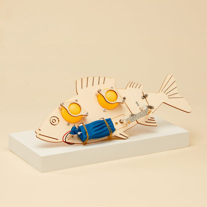 Fish Robot DIY Kit | Bionics & Robotics STEM Toy for Kids Ages 10+ - Niksstuff