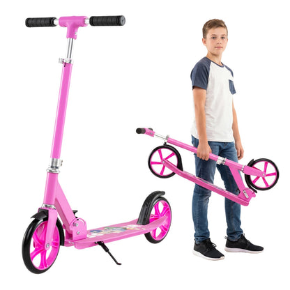 Folding Aluminum Scooter - Blue Adjustable