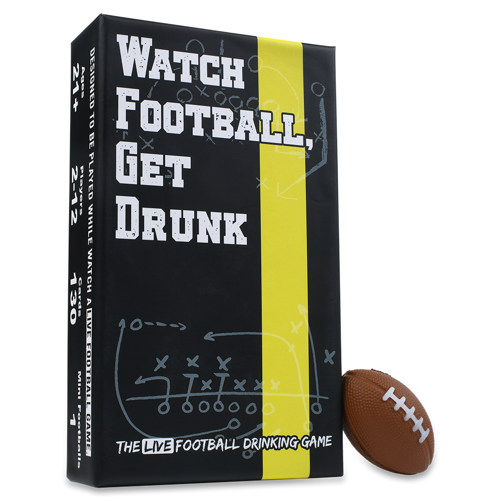 Watch Football, Get Drunk | The Live Football Drinking Game | 130 Cards | Falling Whale Games - Niksstuff