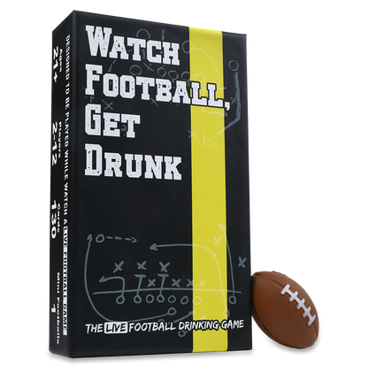 Watch Football, Get Drunk | The Live Football Drinking Game | 130 Cards | Falling Whale Games - Niksstuff