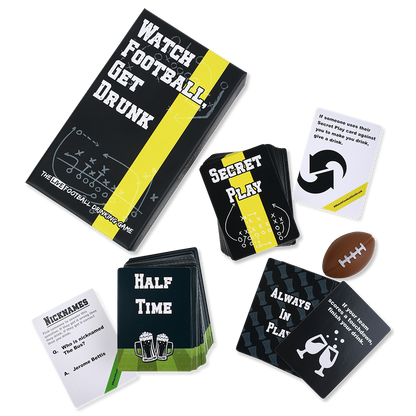 Watch Football, Get Drunk | The Live Football Drinking Game | 130 Cards | Falling Whale Games - Niksstuff