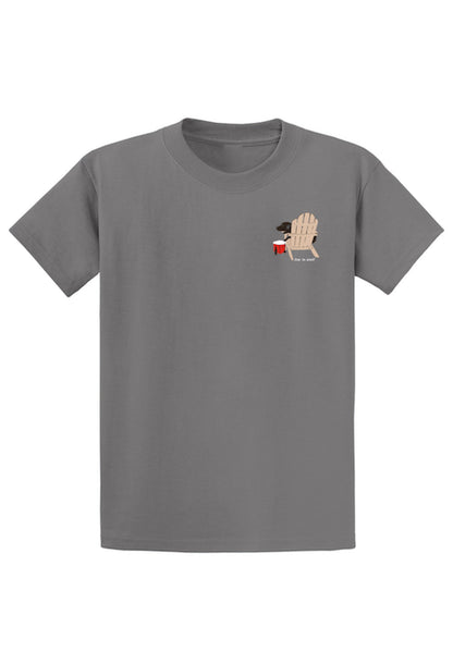 Dog is Good — Never Drink Alone T-Shirt | 100% Cotton | Unisex | Grey, Blue, Stone Green | S–3XL