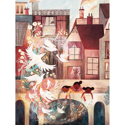 Freedom Jigsaw Puzzle | 1000 Pieces | 19.25"x26.625" | Art by Adelina Lirius | Made in USA - Niksstuff