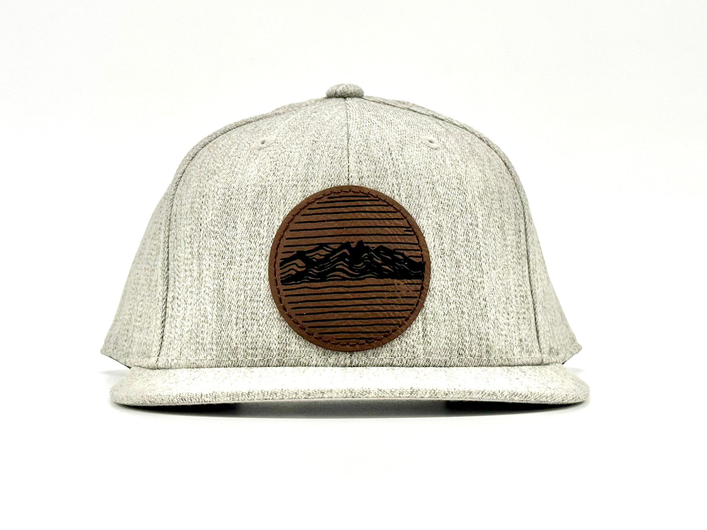Pike Trail Rawhide Leather Patch Hat | Snapback | 6 Styles