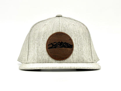 Pike Trail Rawhide Leather Patch Hat | Snapback | 6 Styles
