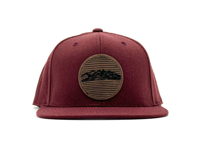 Pike Trail Rawhide Leather Patch Hat | Snapback | 6 Styles