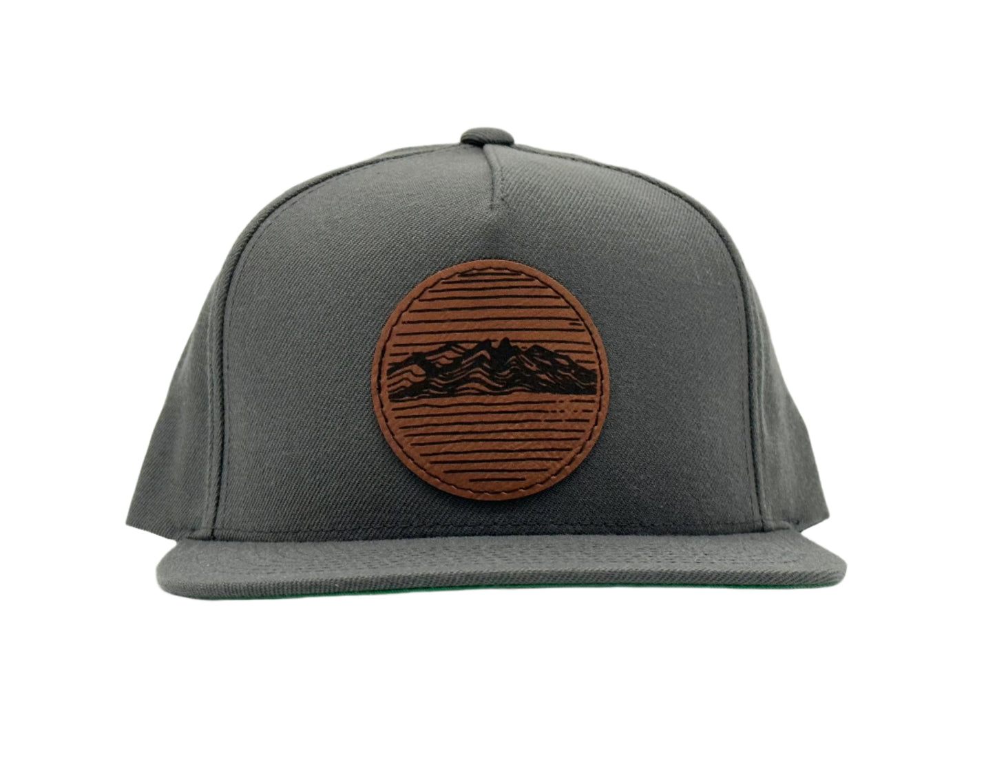 Pike Trail Rawhide Leather Patch Hat | Snapback | 6 Styles