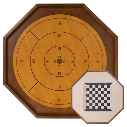 Tournament Crokinole Board | 30-Inch | Classic Canadian Strategy Game | Chucklebox - Niksstuff